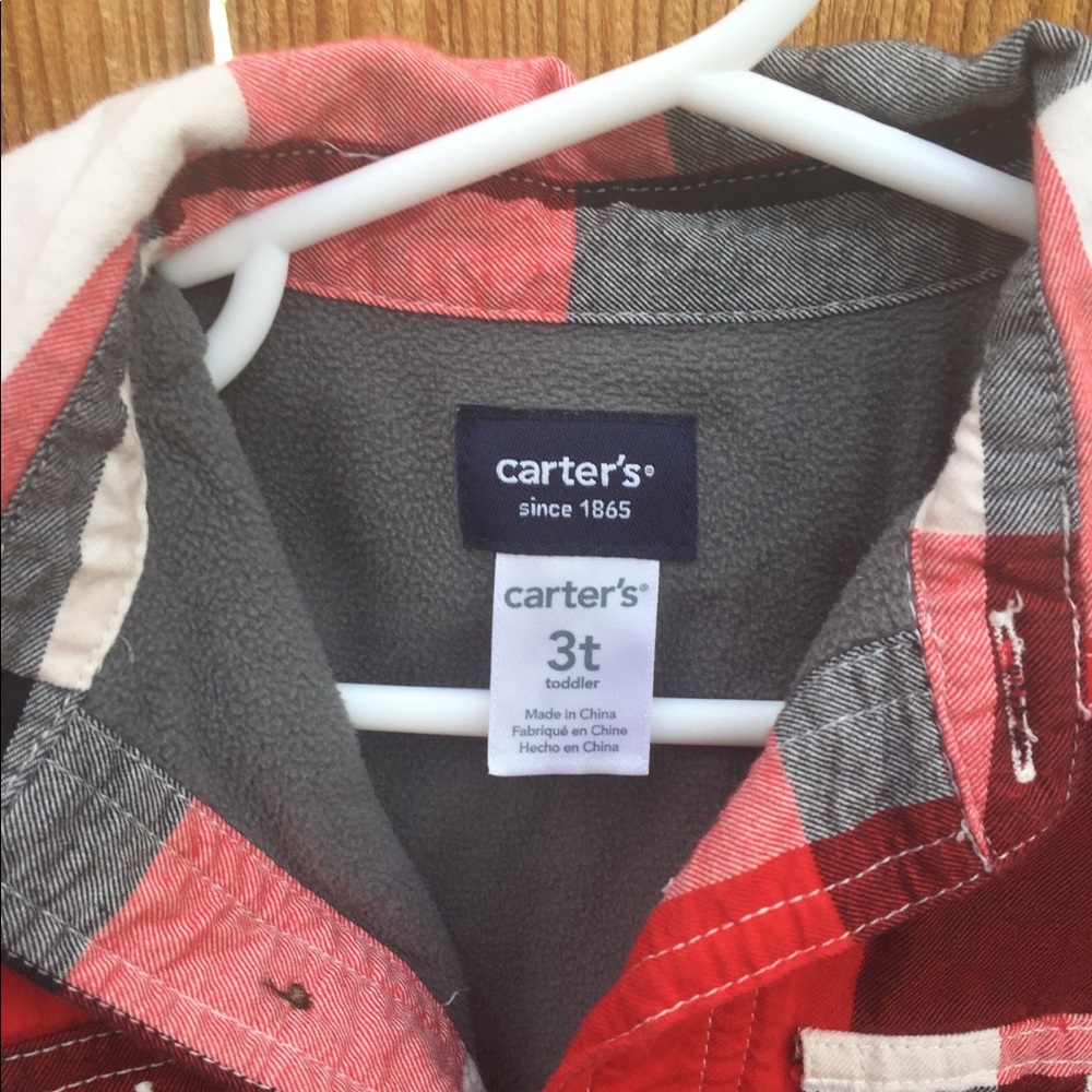 Carters fleece lined flannel - Picture 2 of 2